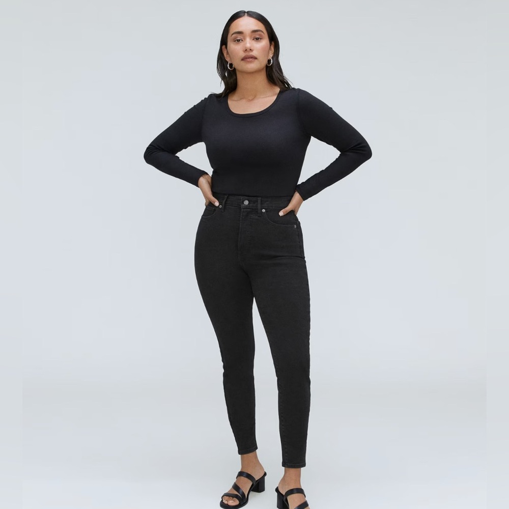NWT Everlane The Curvy Way-High Skinny Jean. Organic Cotton.